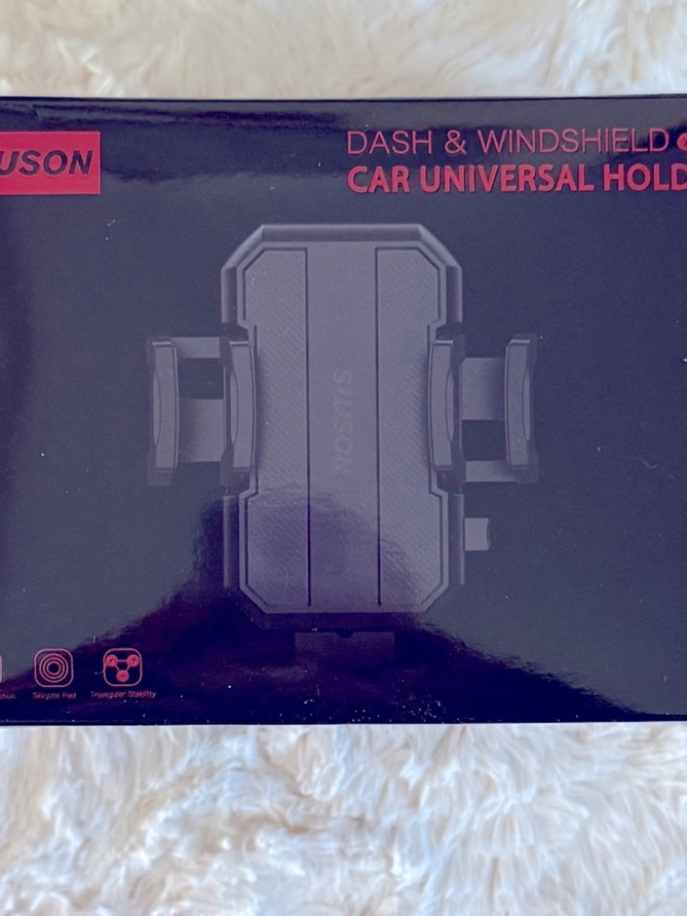 📱 Universal Car Phone Mount - Dash & Windshield Holder
